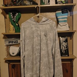 Stylish Gray Patterned Men's Hoodie